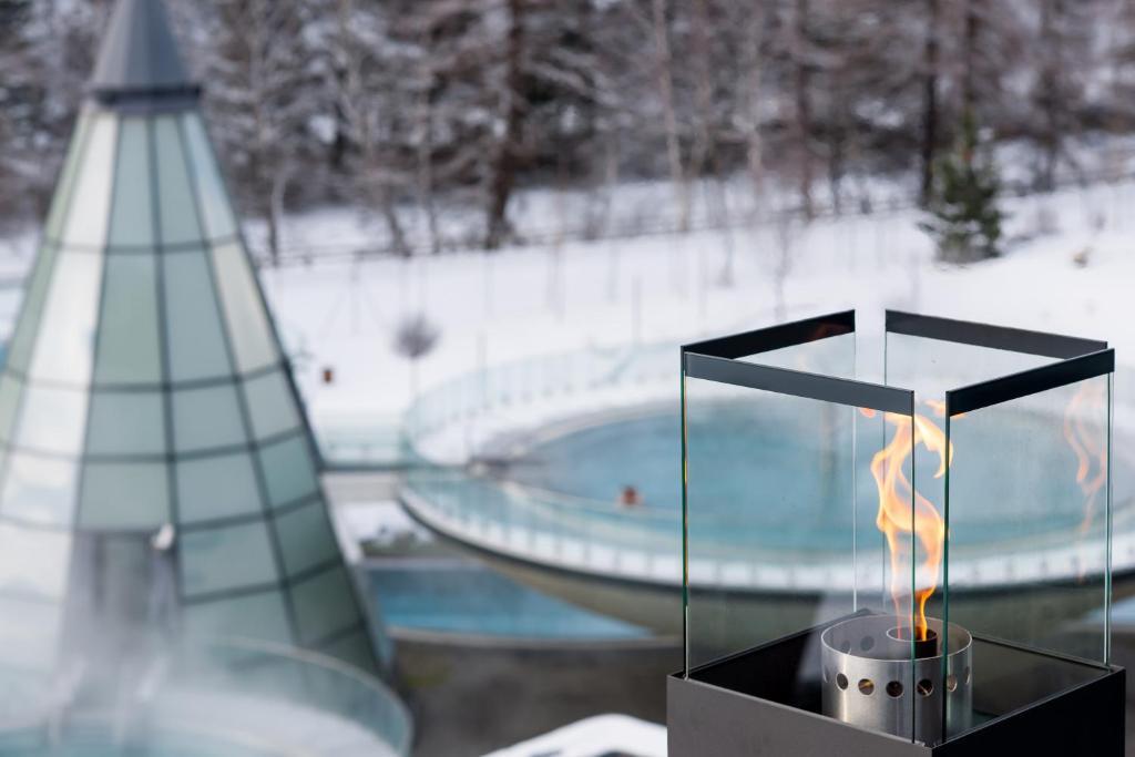 Aqua Dome 4 Sterne Superior Hotel & Tirol Therme Laengenfeld Exterior photo